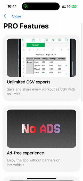 ChronoTrack Mobile Stopwatch Screenshot 6 of 6