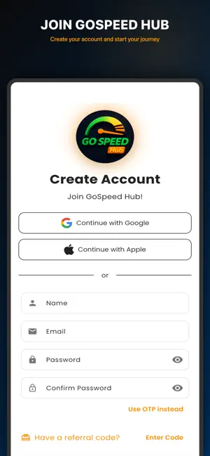 GoSpeed Hub screenshot 1