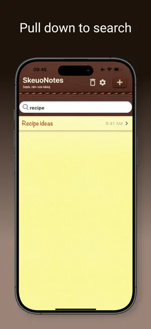 SkeuoNotes screenshot 4