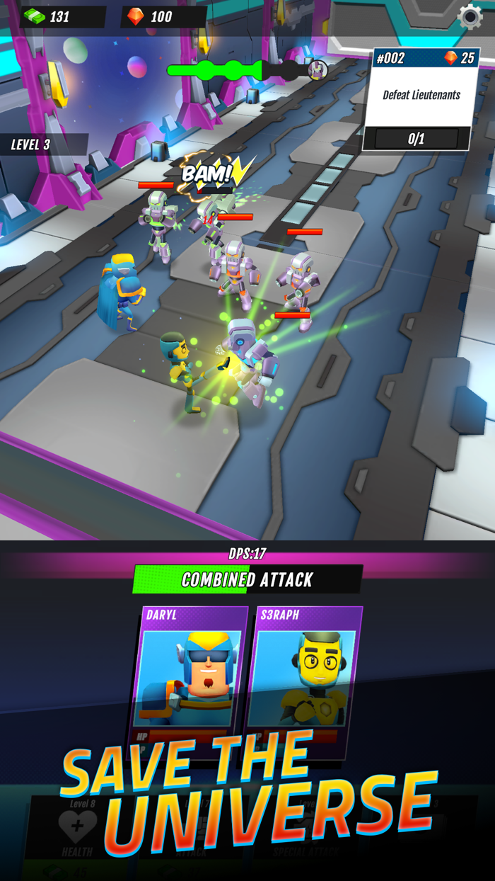 Superhero Idle Strike League