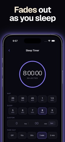 Veil: White Noise Sleep Sounds iPhone screenshot