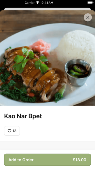 Thai Canteen, Sacramento iPhone screenshot 4 - Food & Drink app