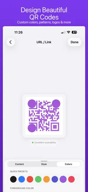 LudyQR - QR creator & scanner screenshot 2