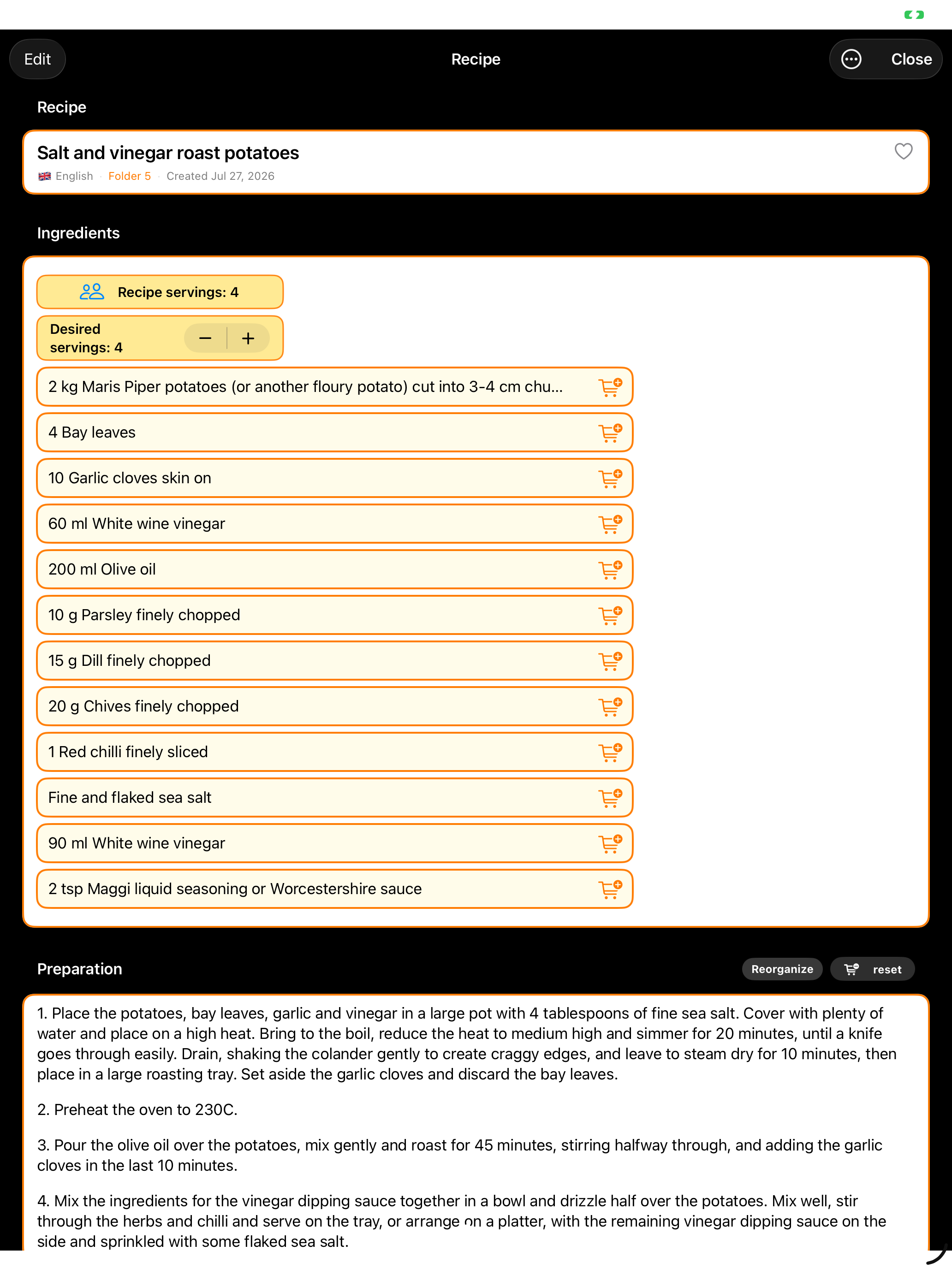 EasyRecipes screenshot 13