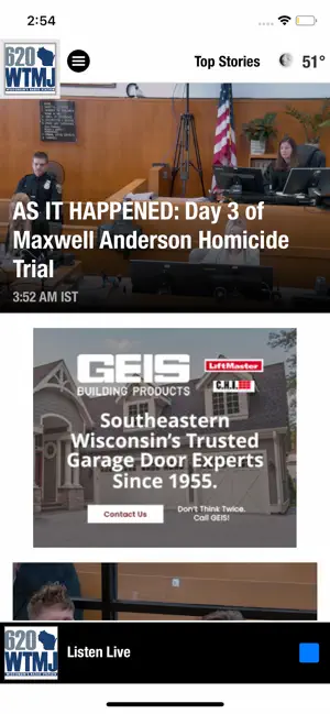 620 WTMJ Radio screenshot 1