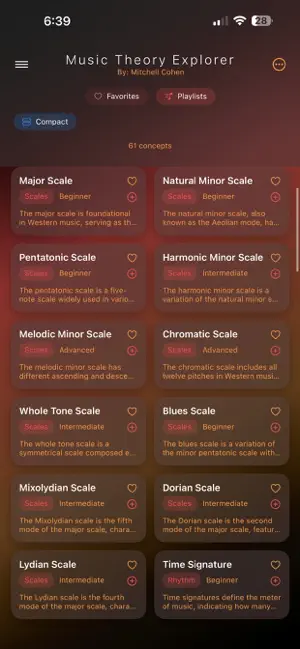 Music Theory Explorer screenshot 1