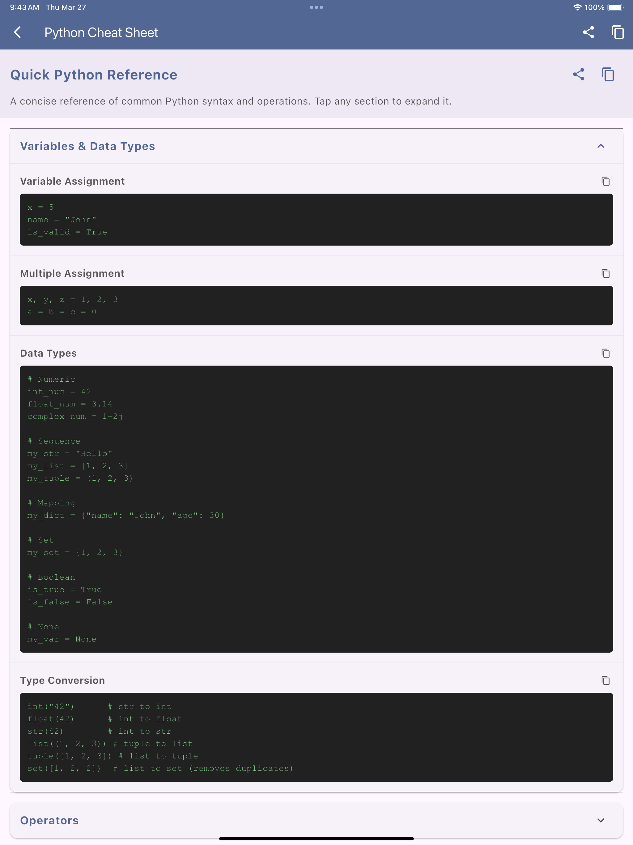 Python Tutorial and Flashcards