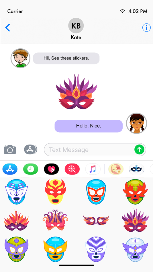 #4. Animated Face Masks (iOS) 由: Jai Parkash