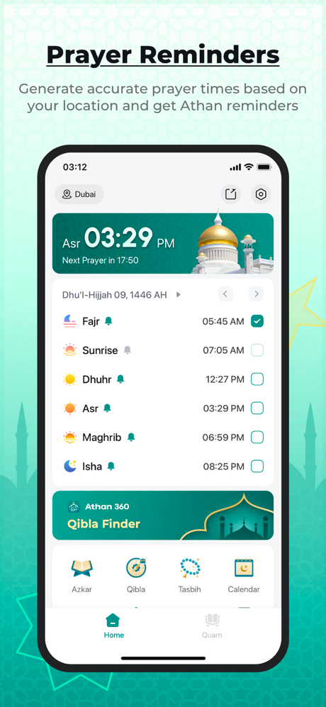WePray: Muslim, Prayer & Qibla screenshot 2
