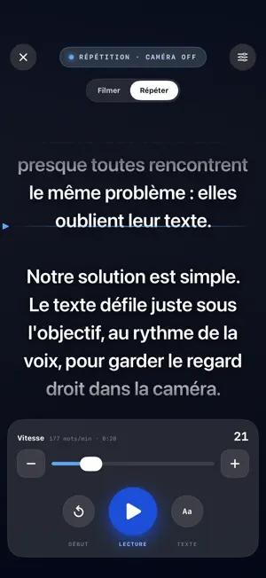 TELEPromptCam Pro screenshot 1
