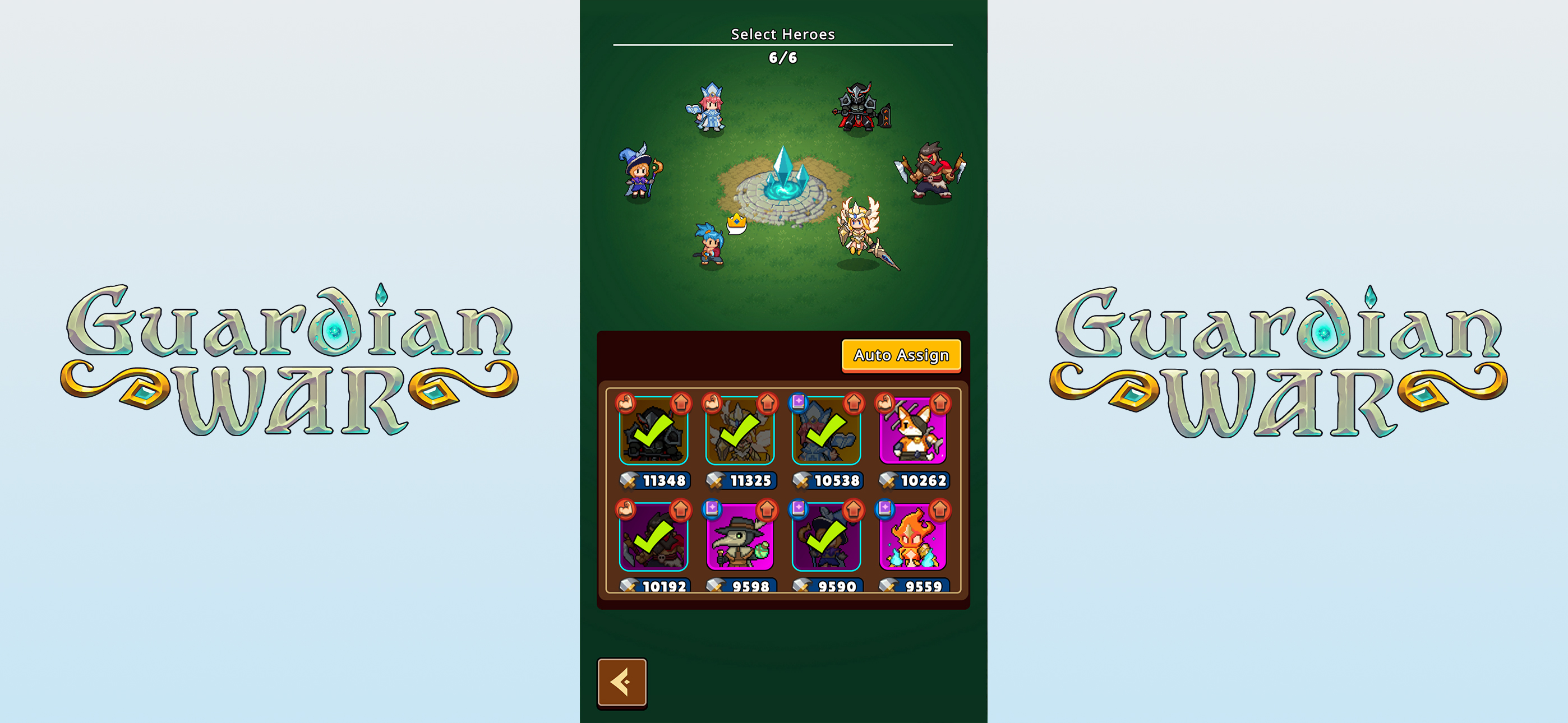 Guardian War: RPG Pixel Games