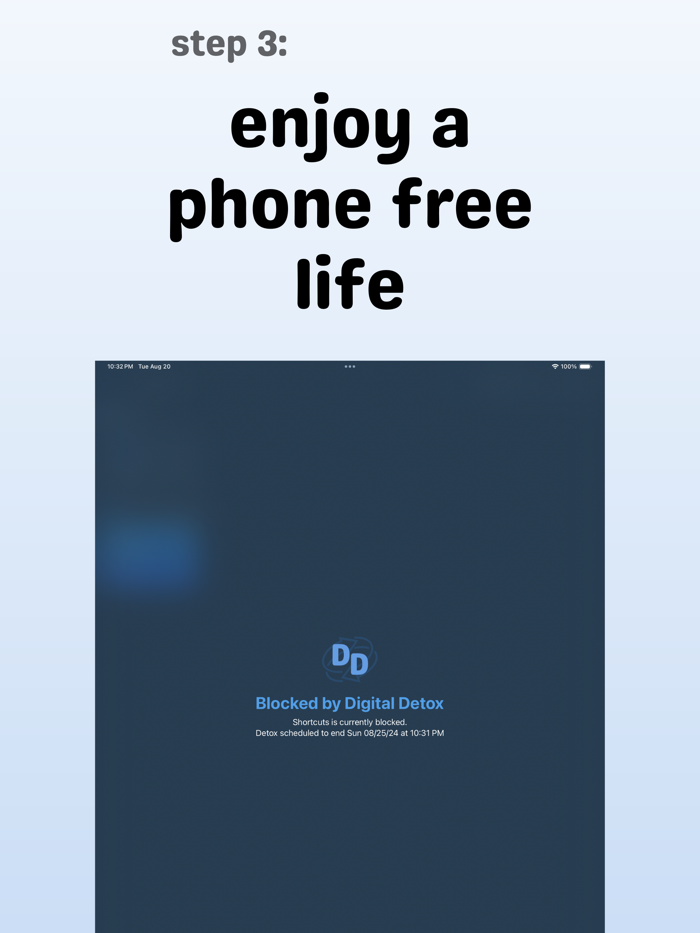 Digital Detox • unplug • focus