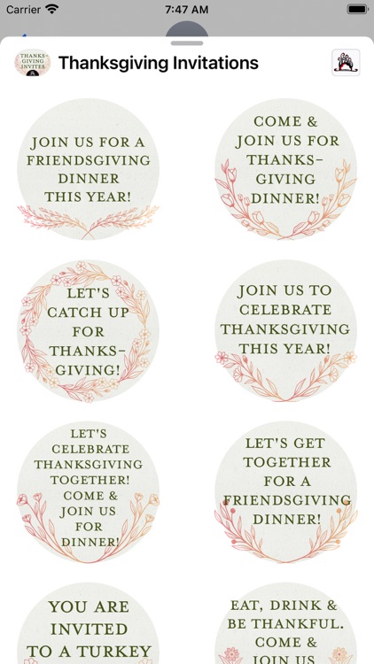 Thanksgiving Invitations