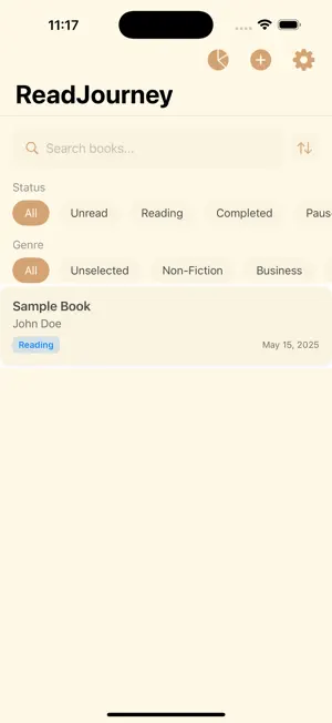 ReadJourney screenshot 1