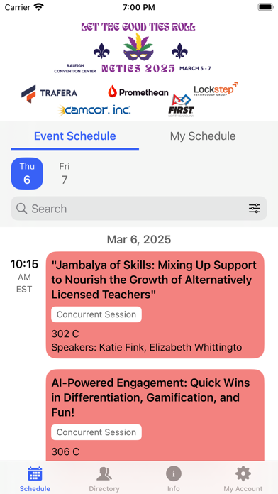 NCTIES25 iPhone screenshot