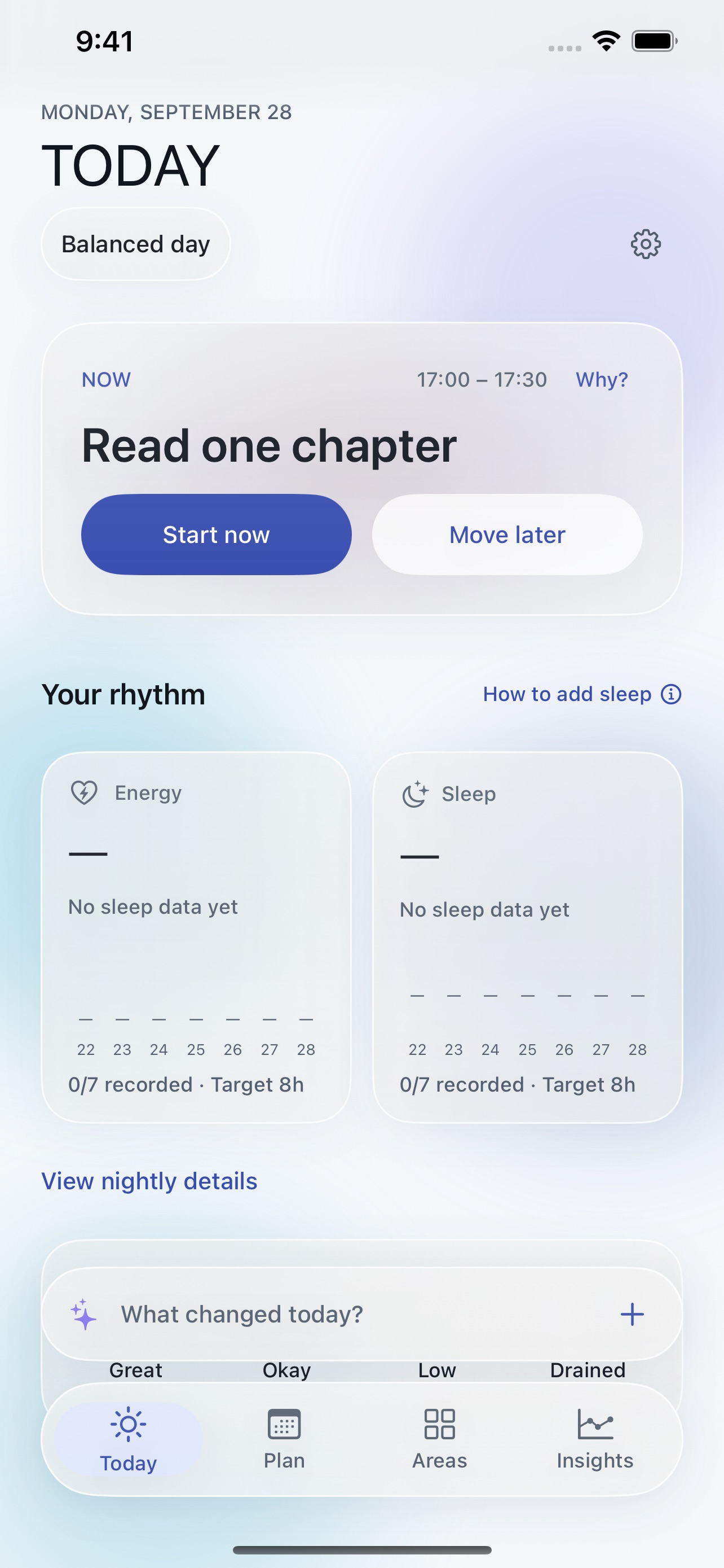 Screenshot 1 of Aevia: Life OS