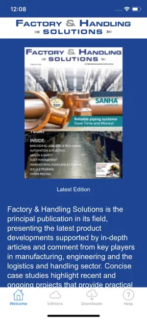 Factory & Handling Solutions screenshot 1