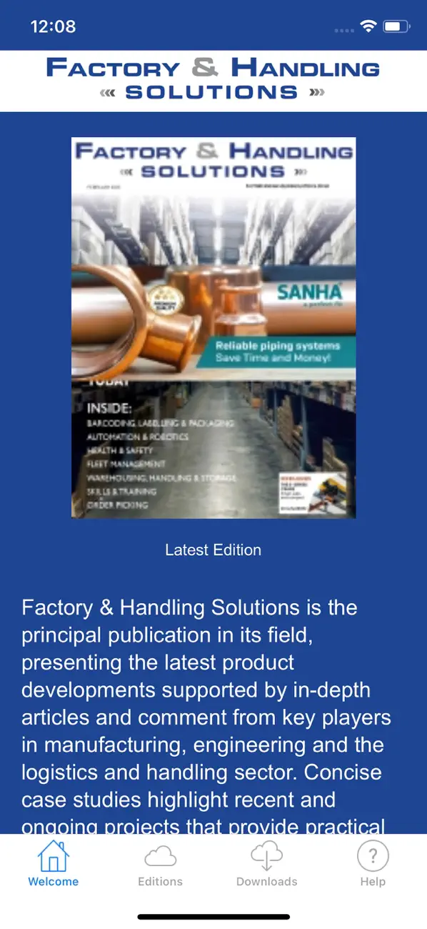 Screenshot #1 pour Factory & Handling Solutions