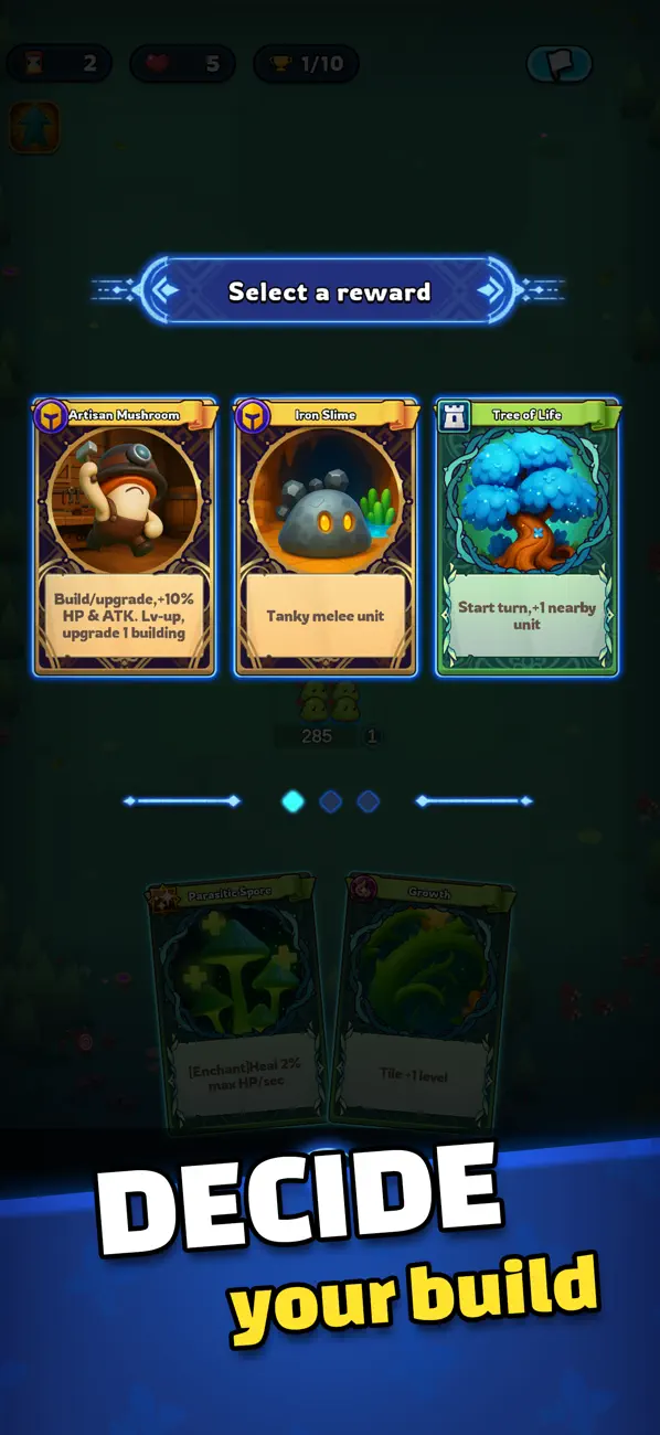 Clash of Realms: Battle Decks iOS Mod IPA screenshot 4 - iOS game interface