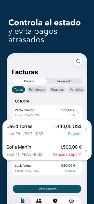 Invoice Maker - Facturas screenshot 4 of 10