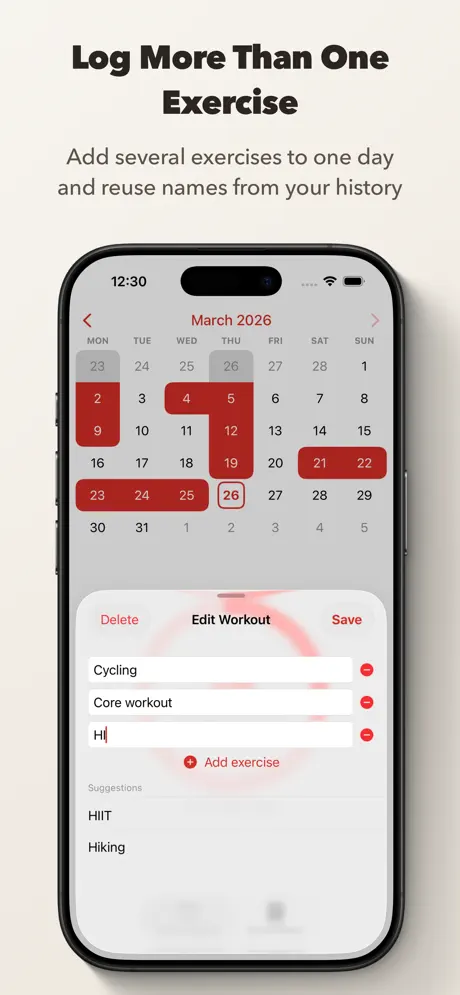 Simplest Workout Tracker screenshot 3