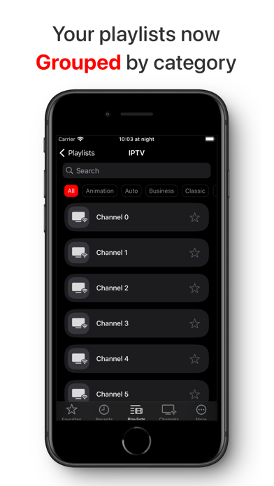 IPTV Player App iPhone screenshot 3 - Entertainment app