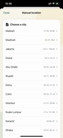 Prayer Companion: Qibla Screenshot 5 of 9