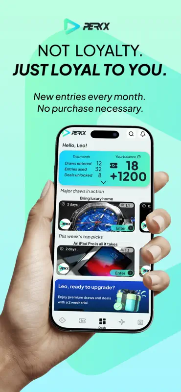 Perkx: Discover Draws & Deals screenshot 1 of 6
