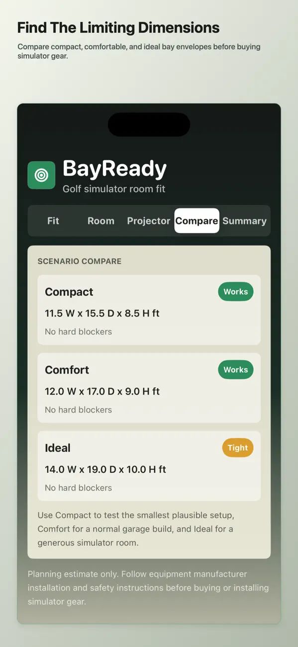 Screenshot #3 pour BayReady Golf Simulator