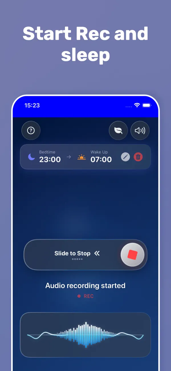 Screenshot #1 pour SleepRec