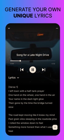 Prism - AI music and videos iPhone screenshot