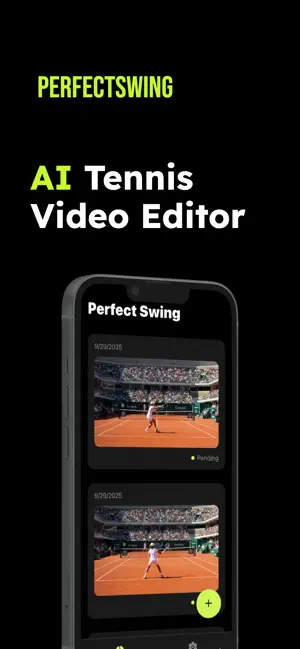 PerfectSwing: Rally Highlights iPhone screenshot 1