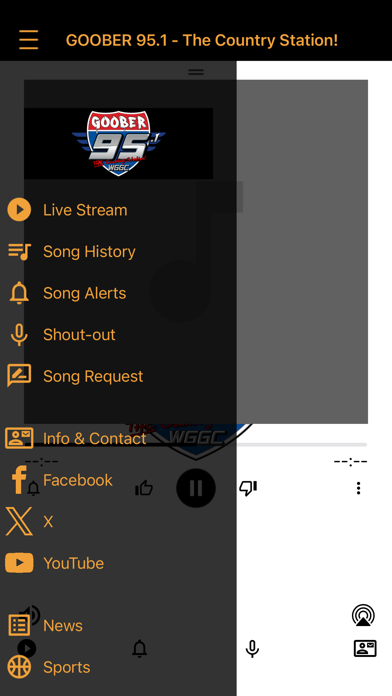 GOOBER 95.1 Screenshot