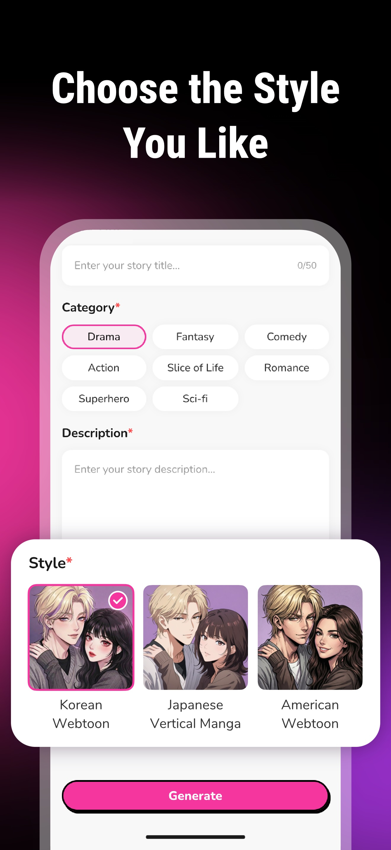 Inkix AI: Create Your Manga