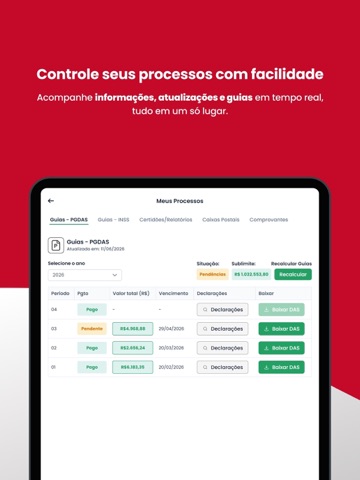 Fácil Contabilidade iPad screenshot