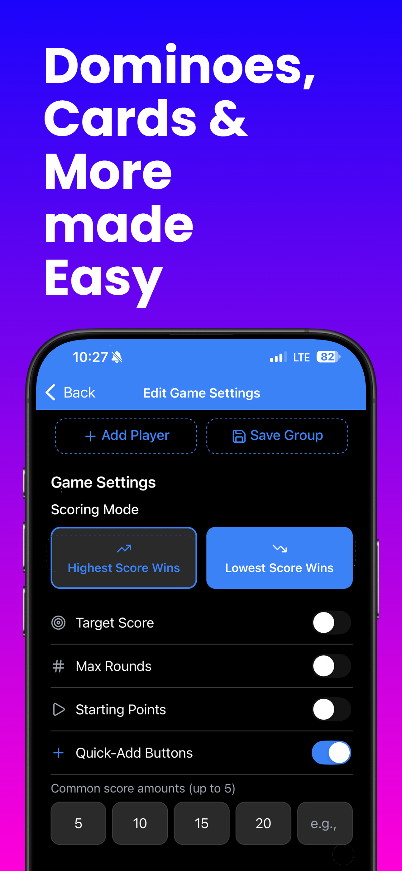 G+ ScoreKeeper screenshot 3