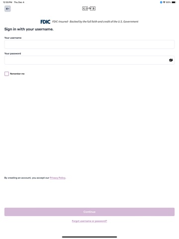 MobileGDWB iPad screenshot