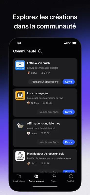 Lumi : Créateur d’apps IA screenshot 6 of 6