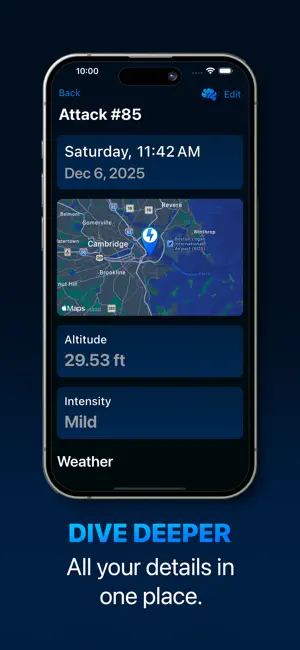 Simple Migraine Tracker screenshot 2