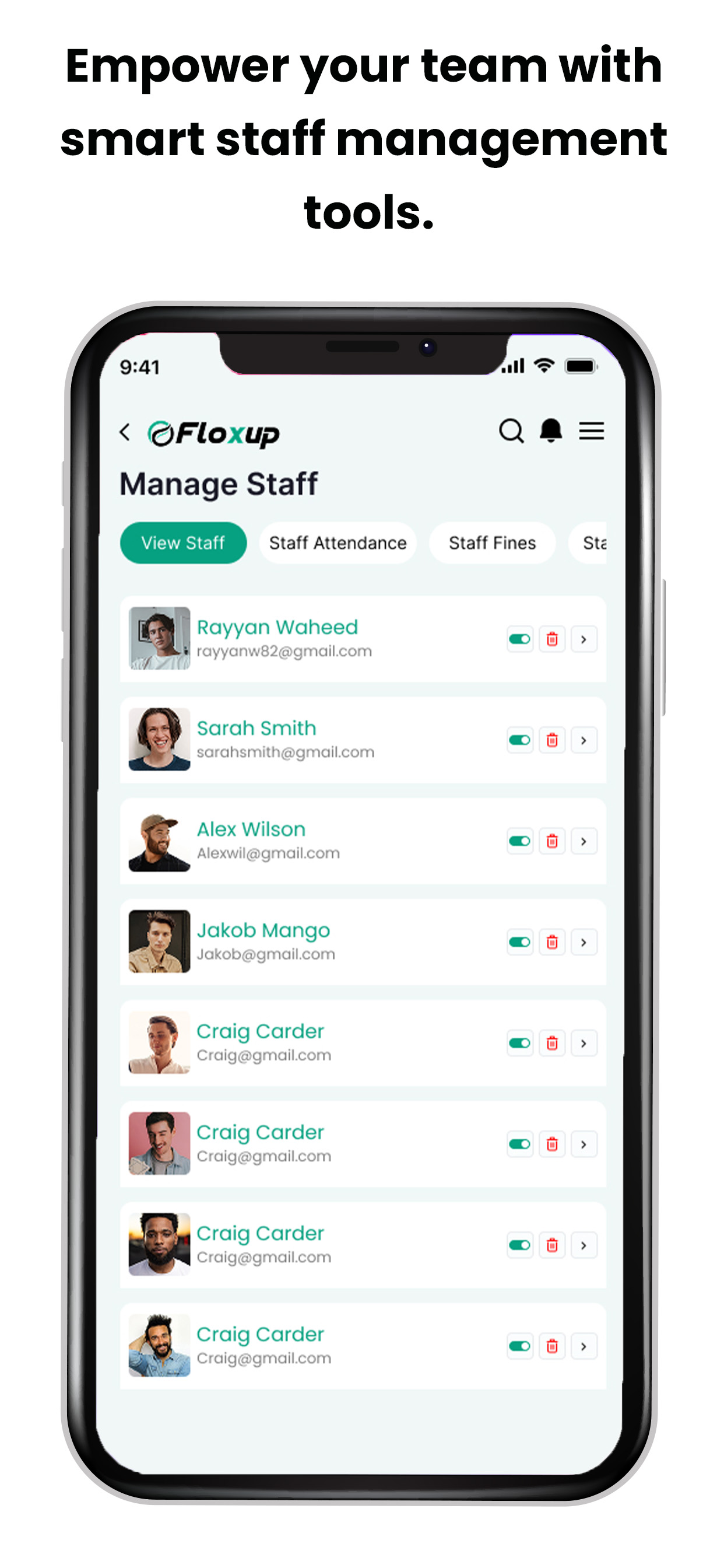 Floxup: Gym Management App