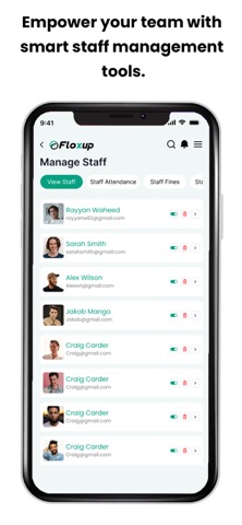 Floxup: Gym Management App screenshot