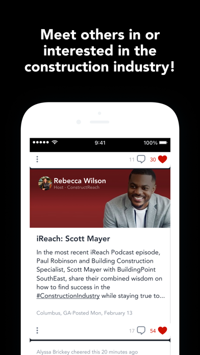 ConstructReach iPhone screenshot 1 - Business app