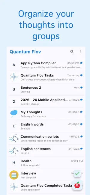 Quantum Flov: Productivity App screenshot 1