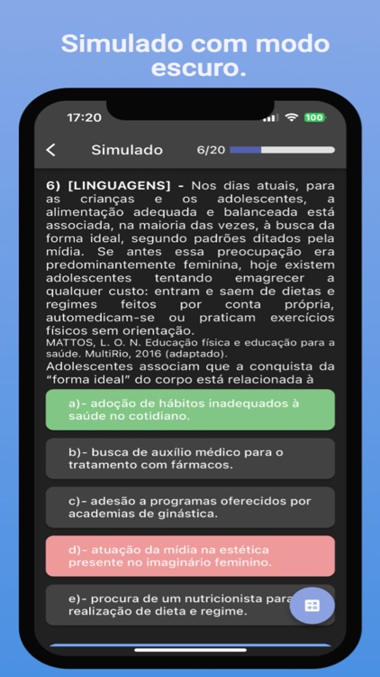 Simulado ENEM screenshot-3