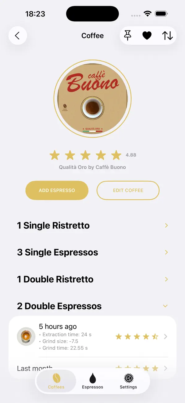 Screenshot #2 pour Doppio - Barista's Book