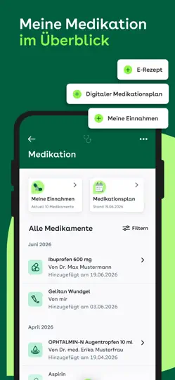 Screenshot von AOK Mein Leben auf dem iPhone 4