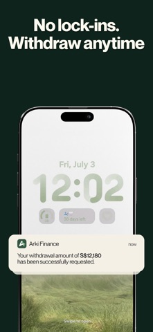 Arki Finance screenshot