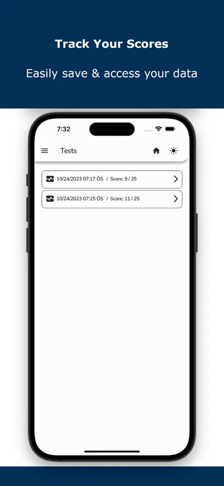 Cardiac Rehabilitation Test Screenshot 5