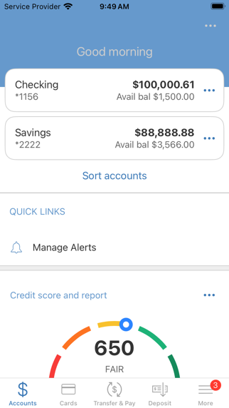 Southwest Capital Bank Screenshot