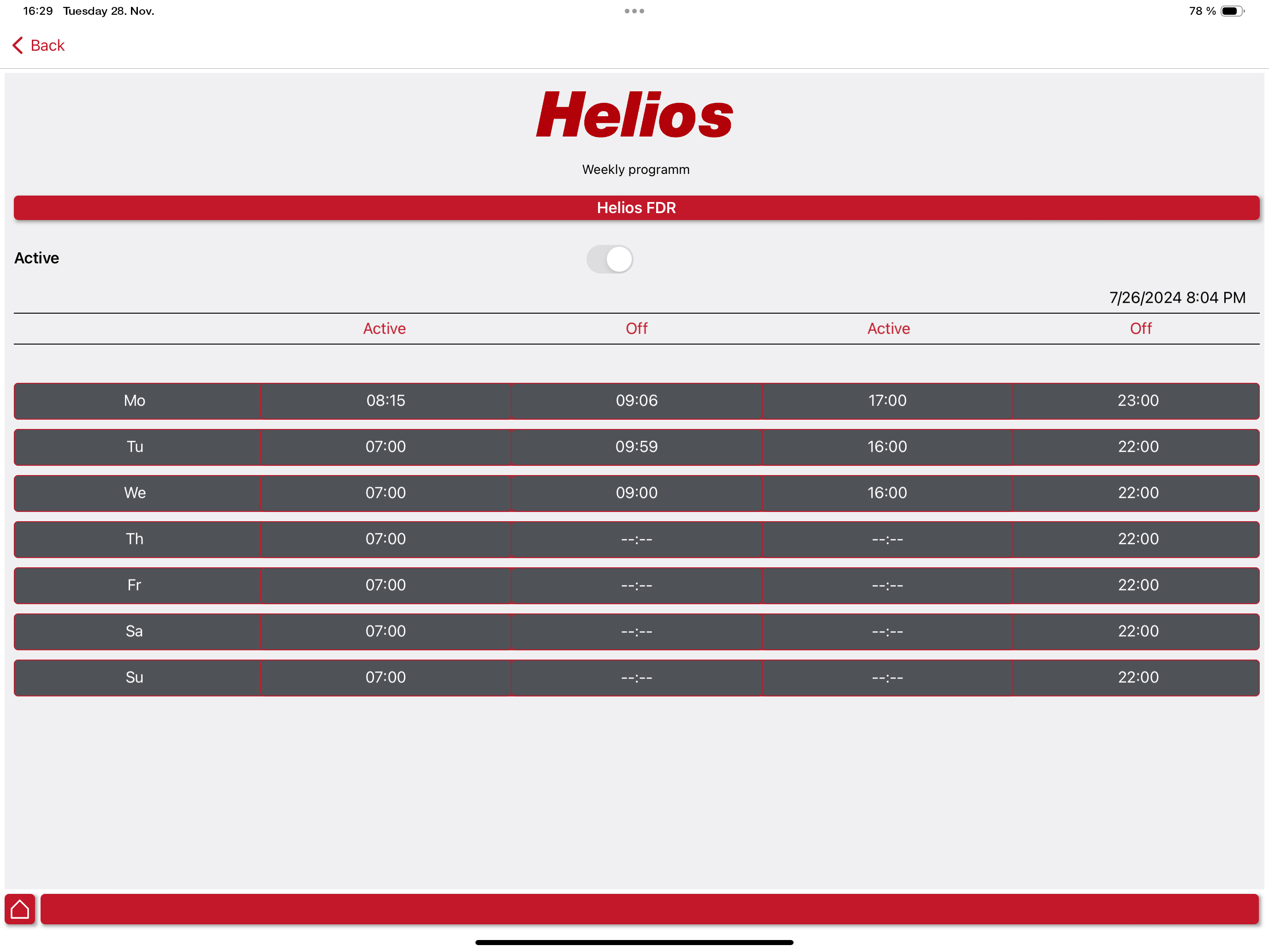 Helios FDR